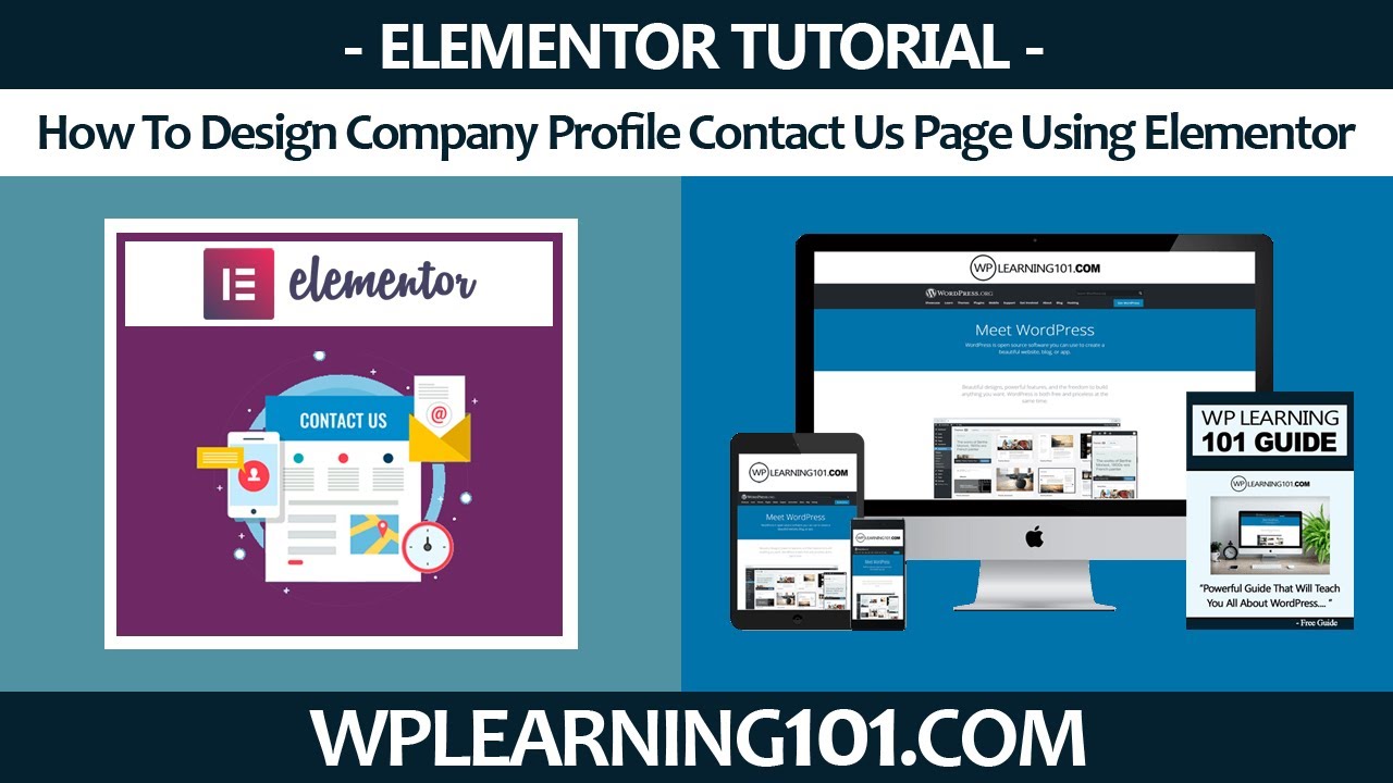 how-to-design-company-profile-contact-us-page-using-elementor-in