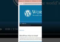 New wordpress tutorials