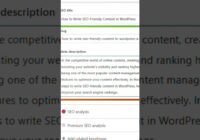 writing meta description in wordpress