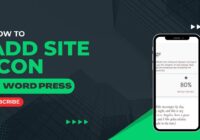 how to add site icon in wordpress