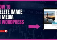 How to delete image in media in WordPress