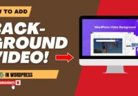 how to add background video in wordpress