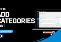 How To Add Categories List In WordPress