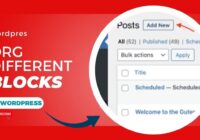 WordPress Org Different Blocks In WordPress