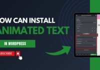 How Can Install Animated Text In WordPress