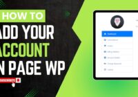 How To Add Your Account In Page In WordPress