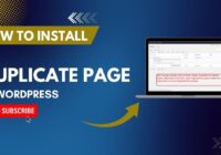 How to install duplicate page plugin in wordpress